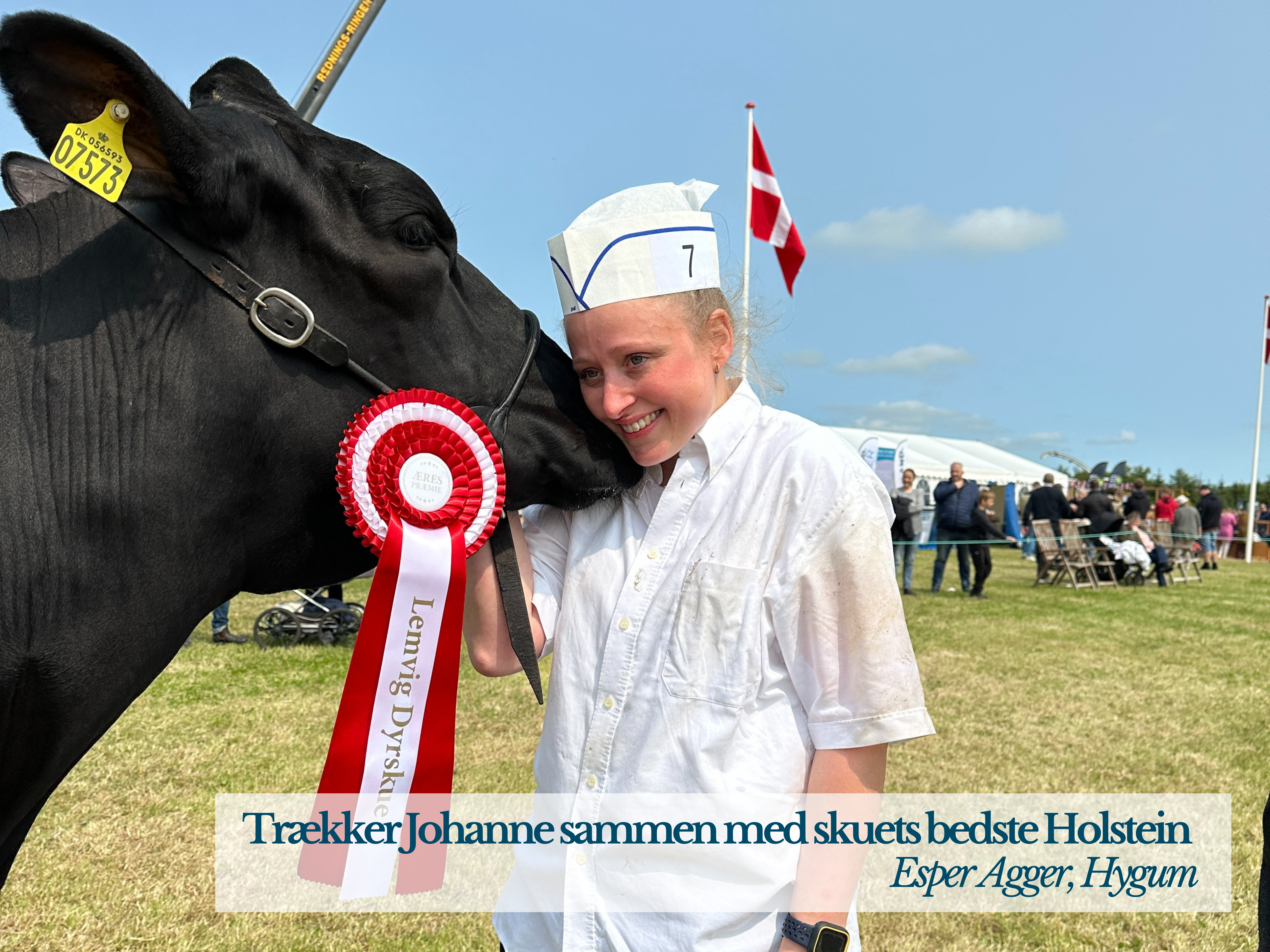 Trækker Johanne Sammen Med Skuets Bedste Holstein Efter VH Belland – Esper Agger, Hygum