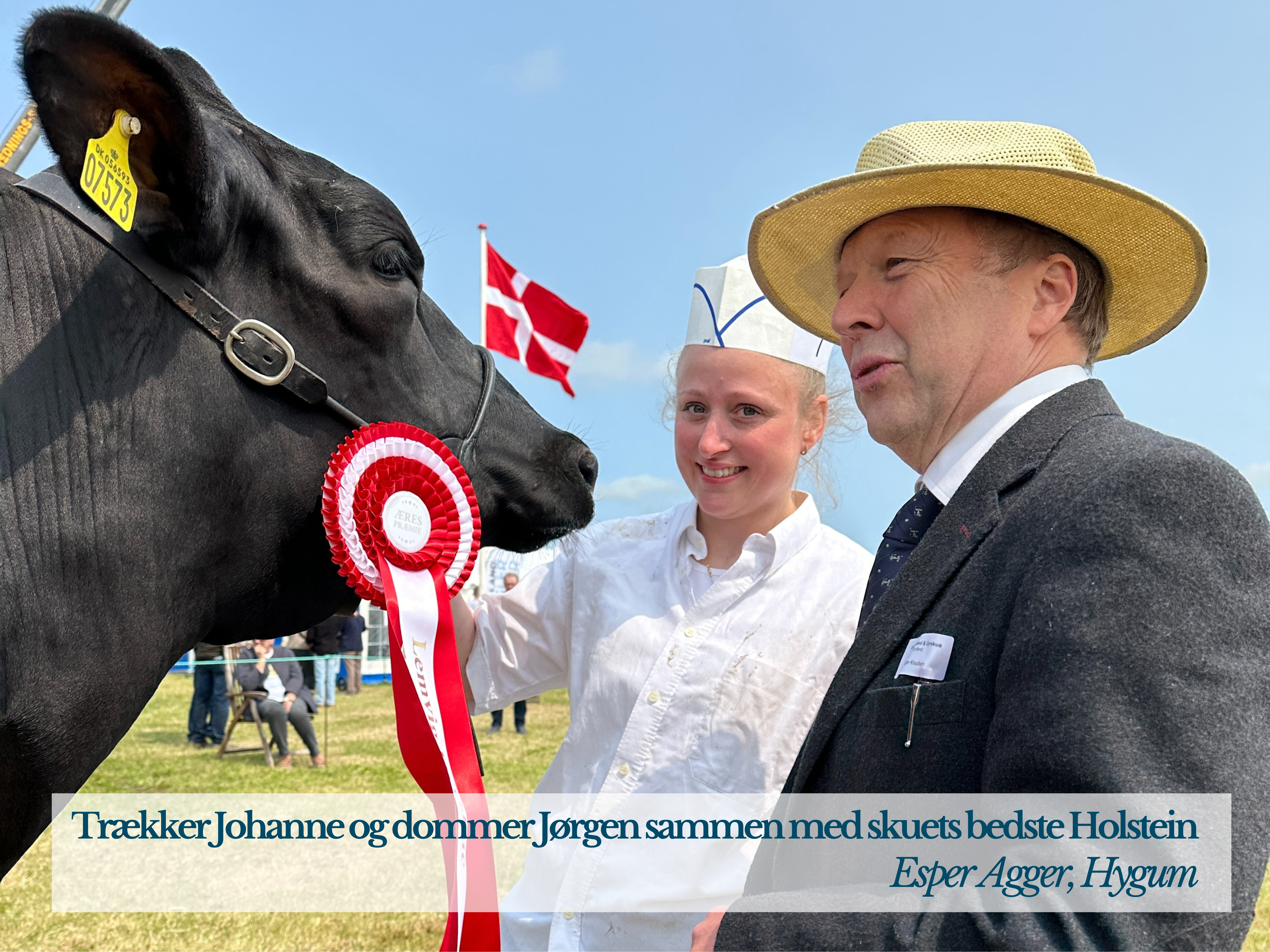Trækker Johanne Og Dommer Jørgen Sammen Med Skuets Bedste Holstein Efter VH Belland – Esper Agger, Hygum