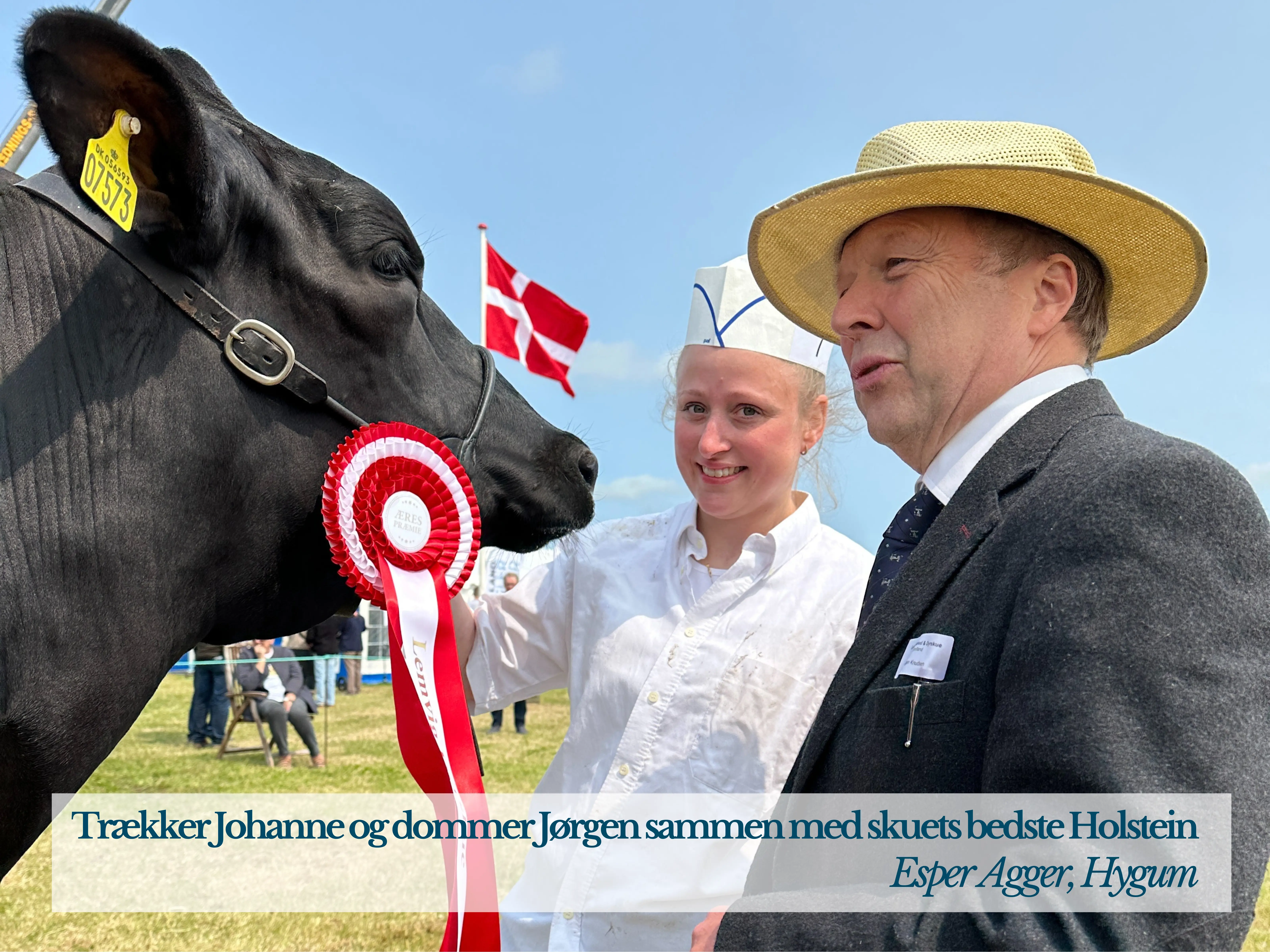 Trækker Johanne Og Dommer Jørgen Sammen Med Skuets Bedste Holstein Efter VH Belland – Esper Agger, Hygum
