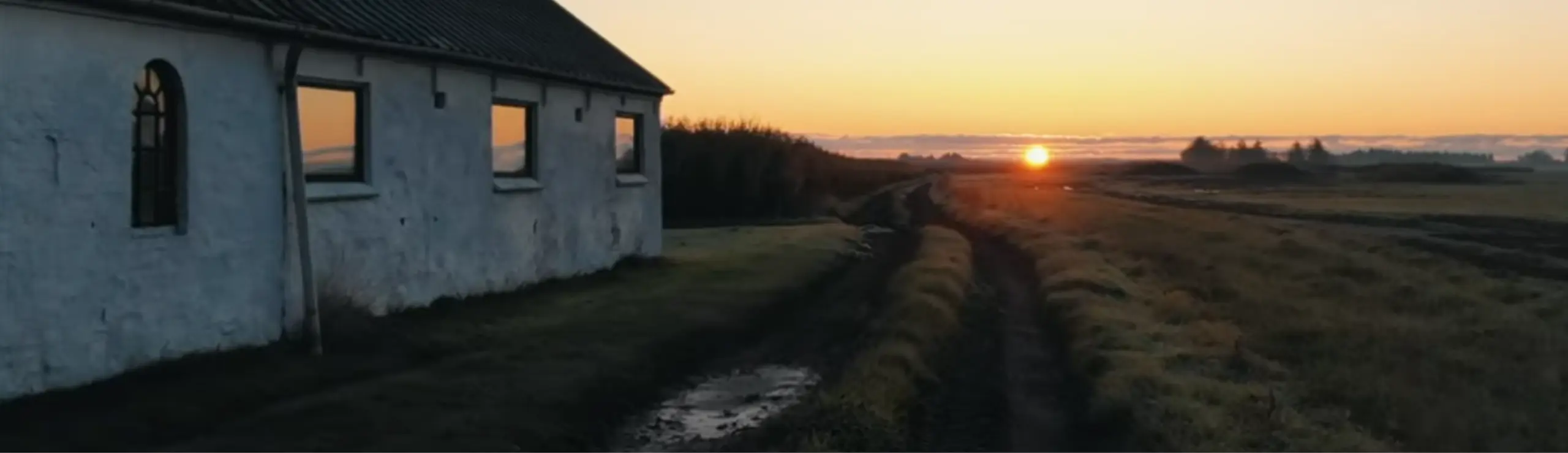 Solnedgang I Skønne Omgivelser