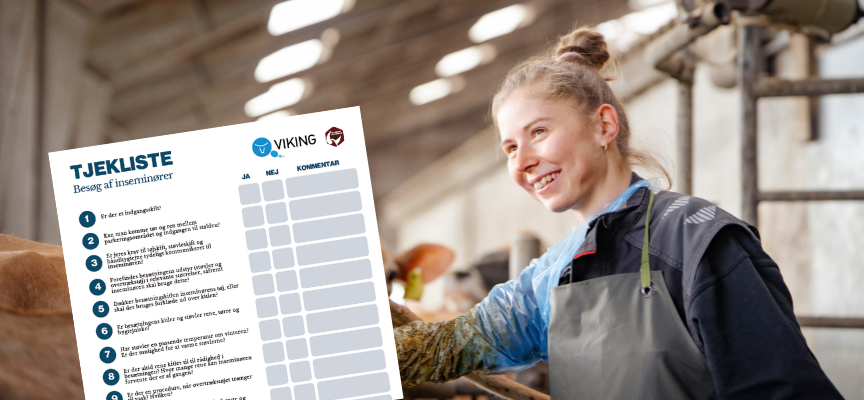 Inseminør Med Tjekliste