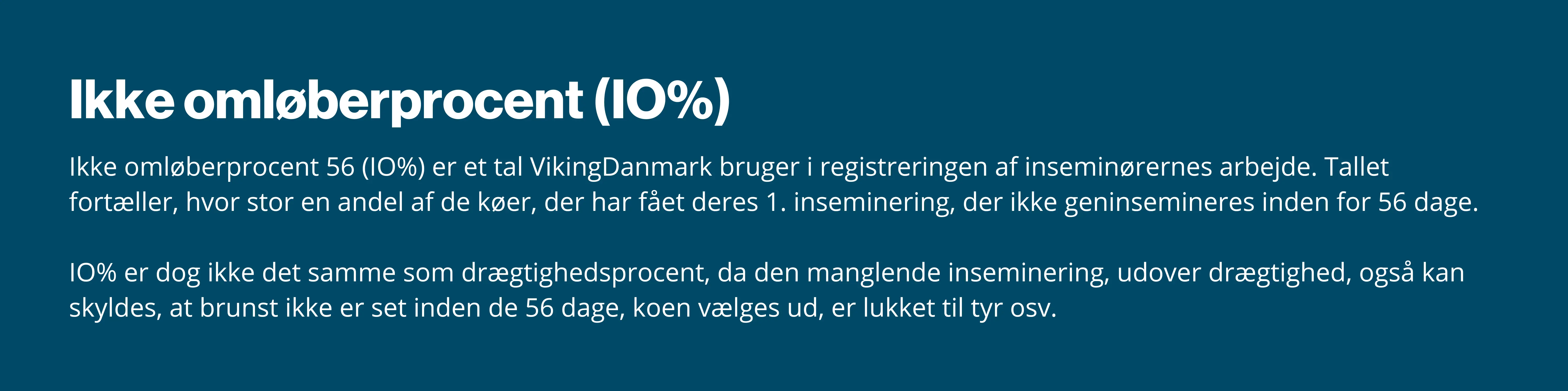 Ikke Omløber Procent (2)