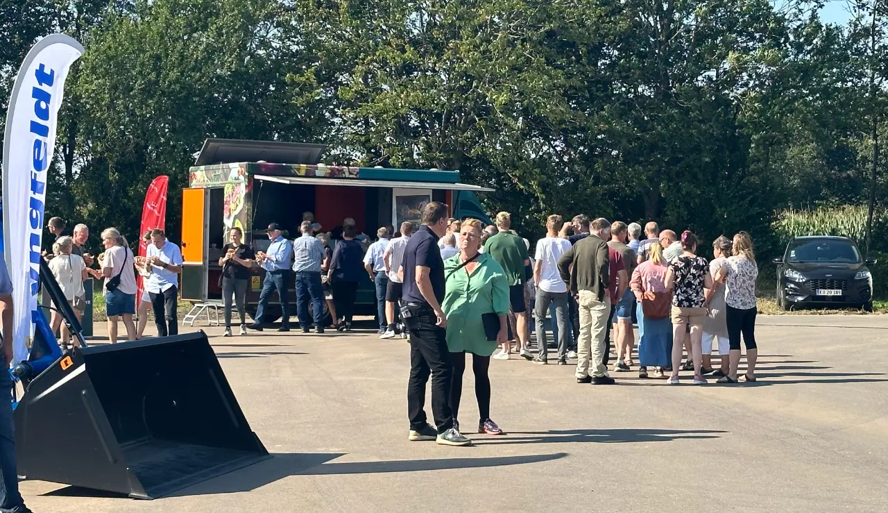 Køen Til Food Truck Ved Jersey Årsmøde