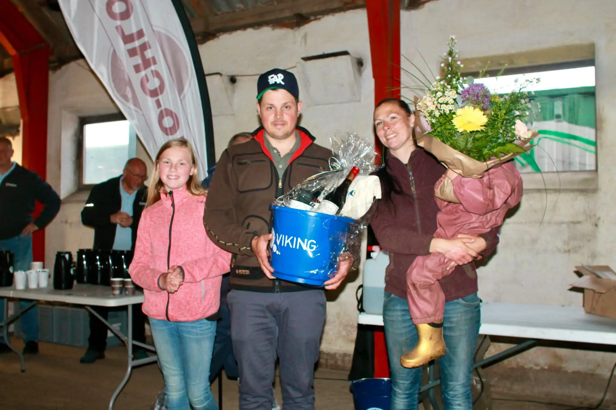 Værter Mark og Pernille Hausted