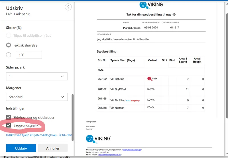 Vælg Baggrundsgrafik